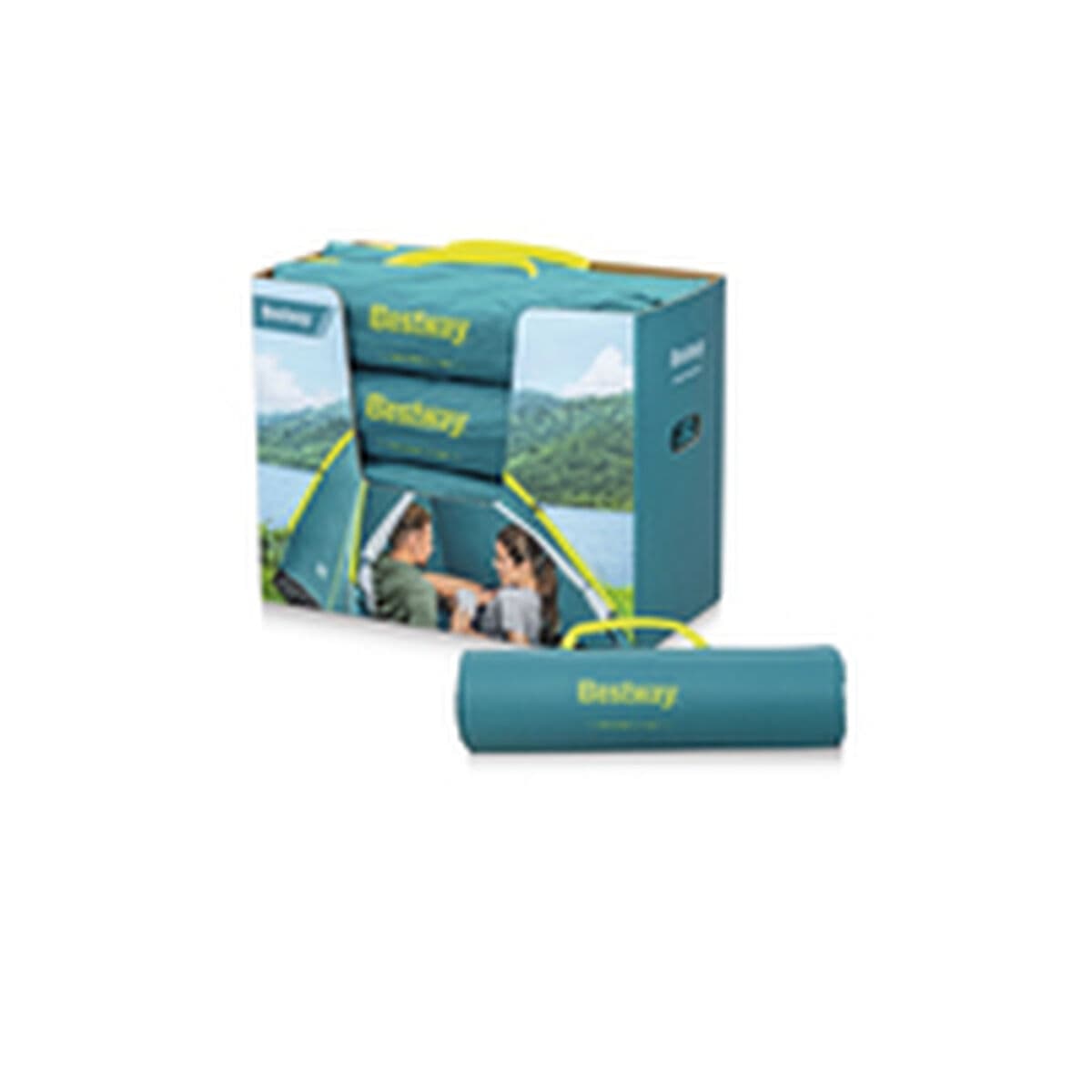 Bestway Zelt Polyester Glasfaser 210x210x130 cm Camping 68085 - Thumbnail 8
