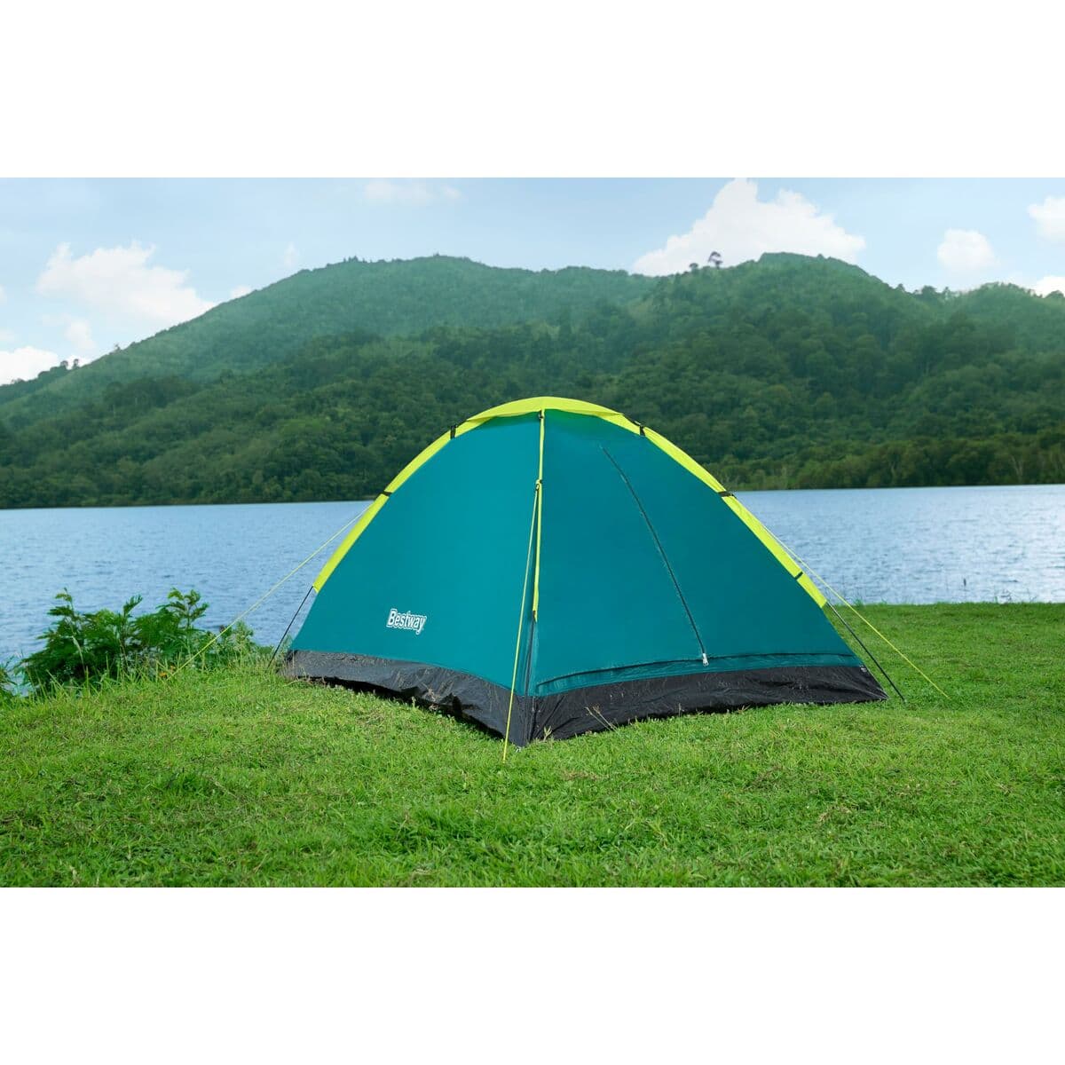 Bestway Zelt Polyester Glasfaser 210x210x130 cm Camping 68085 - Thumbnail 7