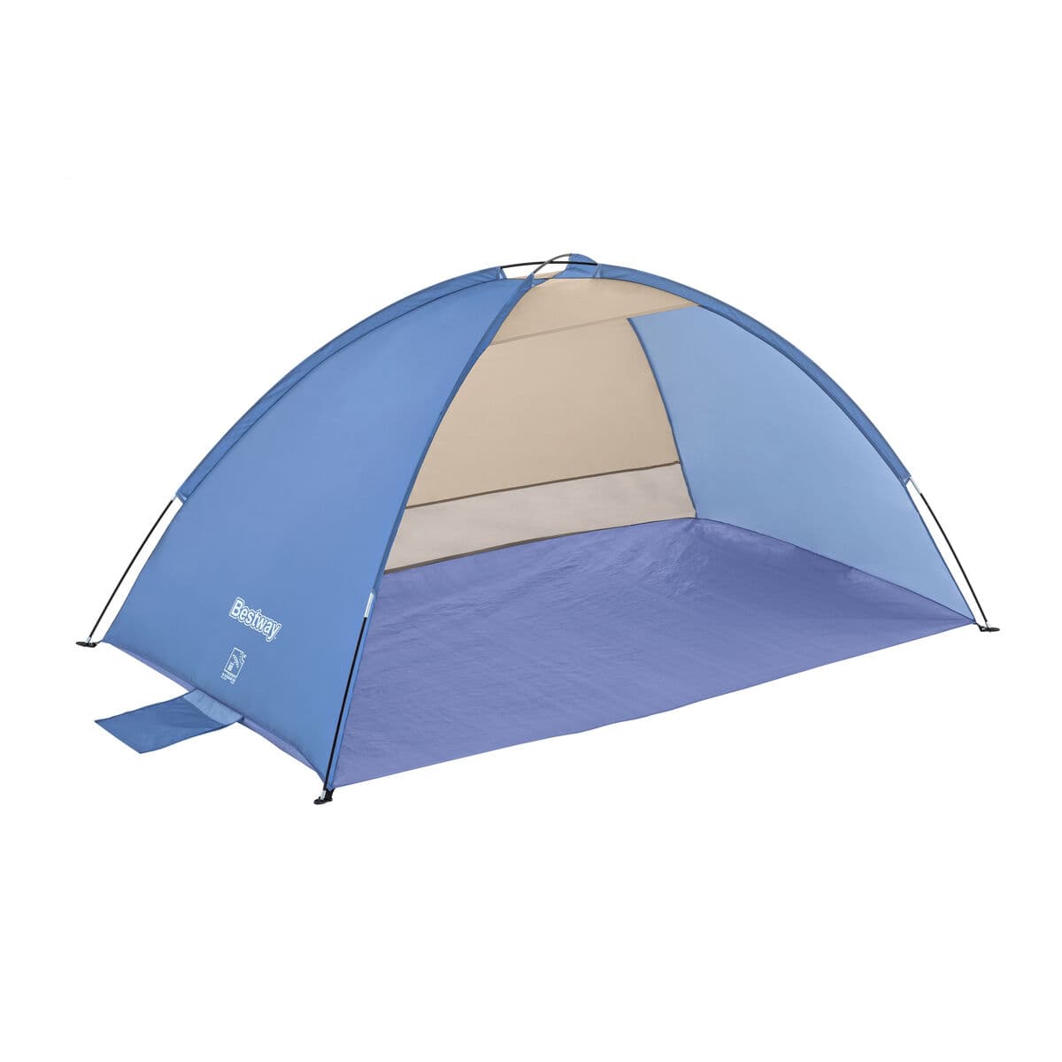 Bestway Zelt Polyester Fiberglas UPF 80+ 200x120x95 cm Camping und Strand 68105 - Thumbnail 4