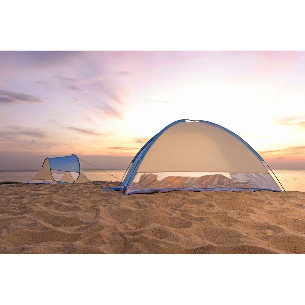 Bestway Zelt Polyester Fiberglas UPF 80+ 200x120x95 cm Camping und Strand 68105 - Thumbnail 7
