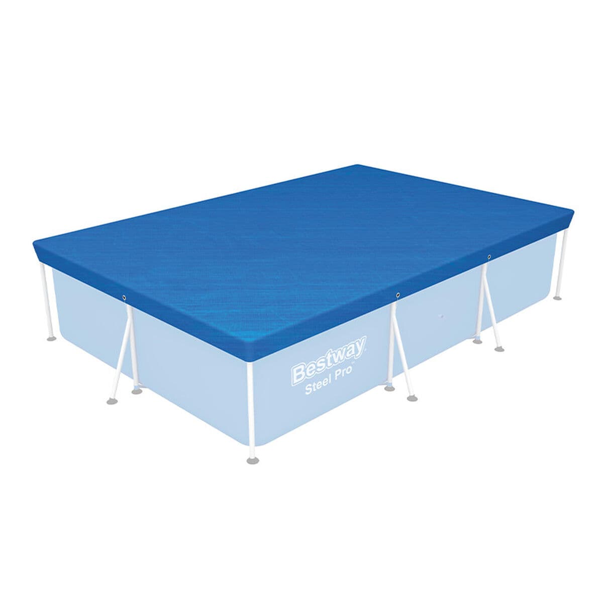 Poolabdeckung Bestway Blau 300 x 201 x 66 cm — Bild 1