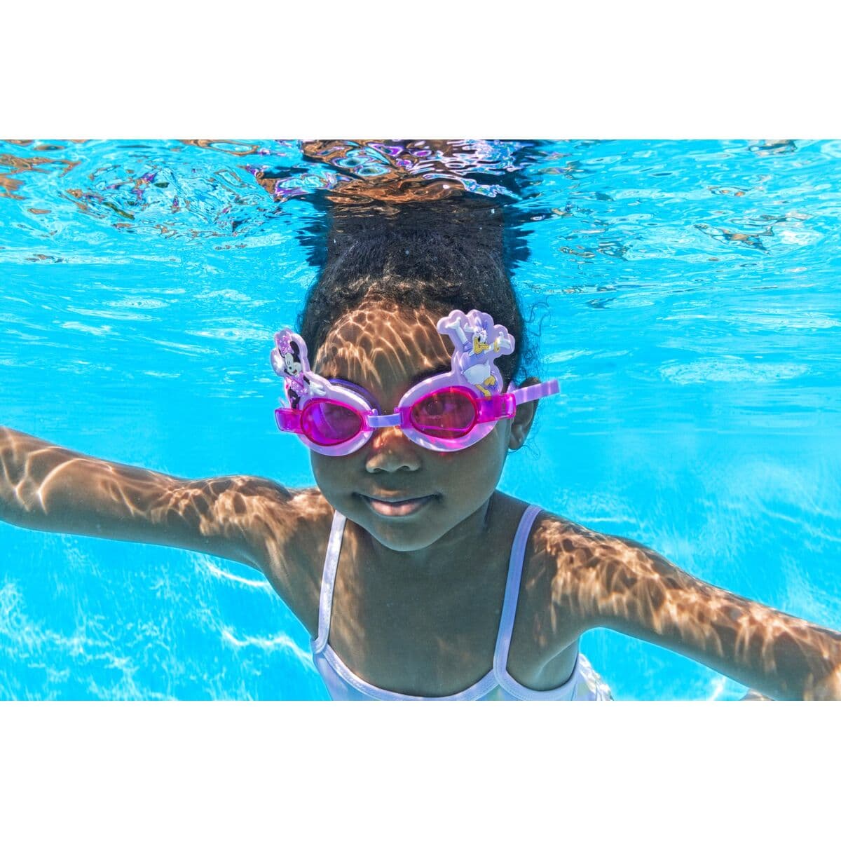 Bestway Kinder-Schwimmbrille aus Silikon Minnie & Friends +3 Jahre Pool und Strand 09112 - Thumbnail 4
