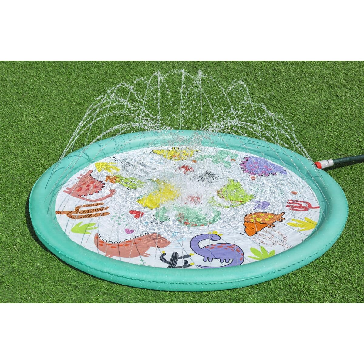 Bestway Aufblasbarer Dinosaurier Sprinkler D122 cm +2 Jahre Garten 52698 - Thumbnail 3