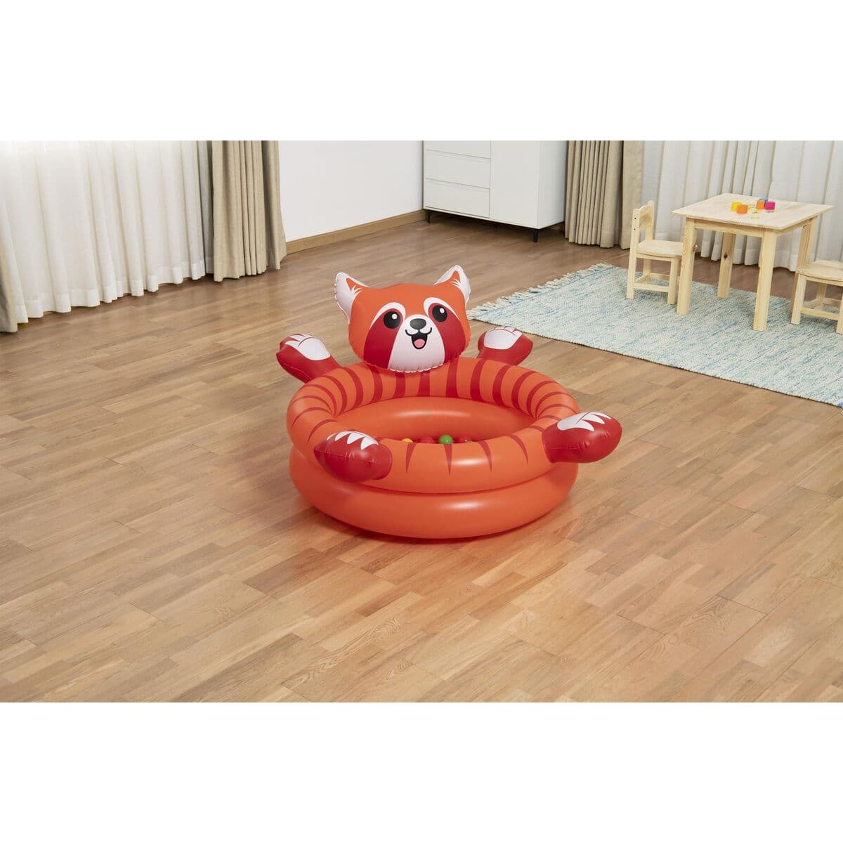 Bestway Panda Kinderpool Luftgepolstert 107x94x58 cm +2 Jahre Innen & Garten 52702 - Thumbnail 4