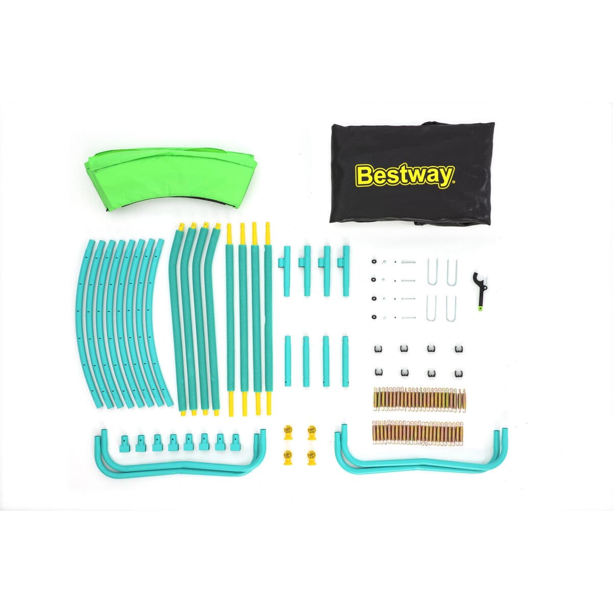Bestway Kindertrampolin 244x220 cm +6 Jahre Garten 59102 - Thumbnail 3