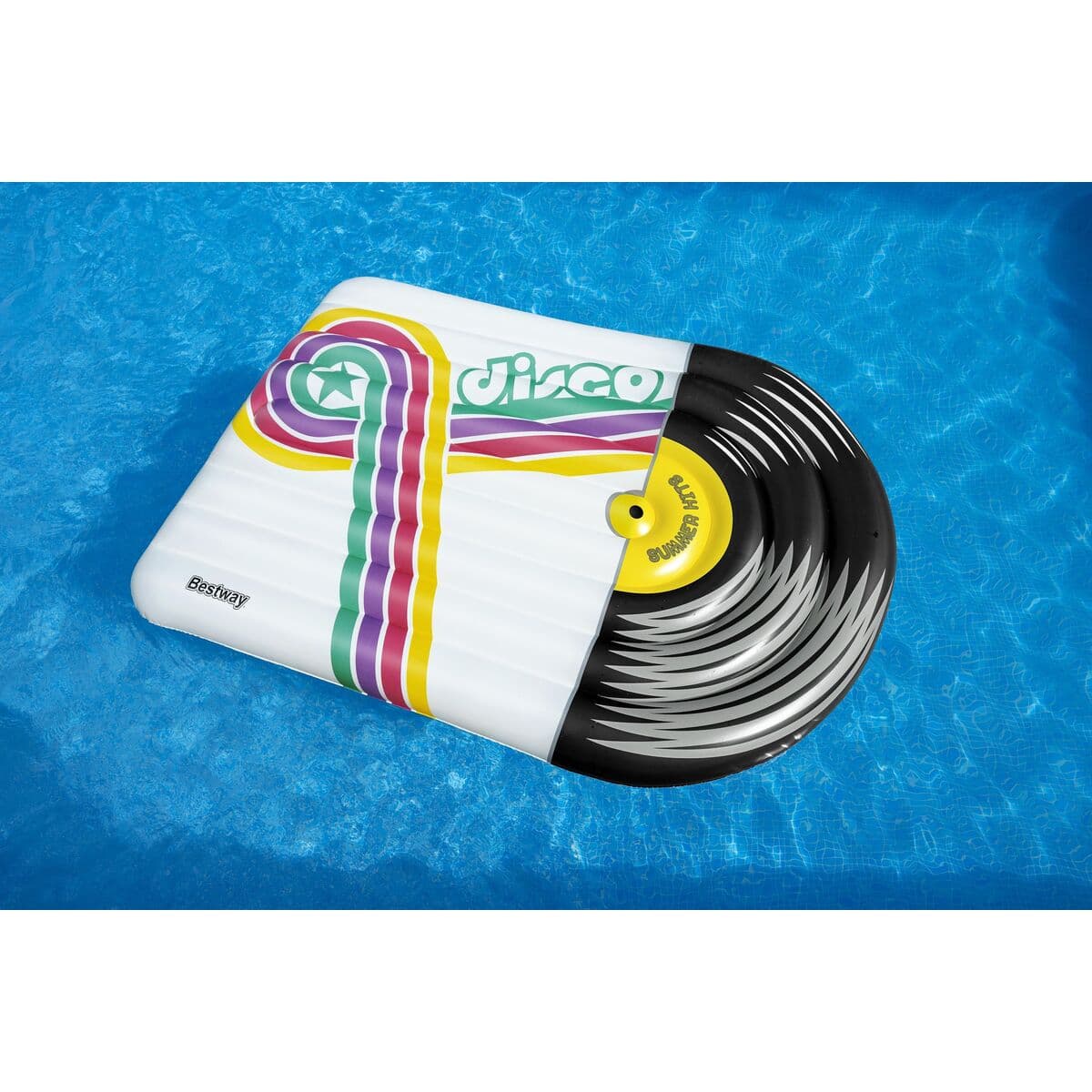 Bestway Luftmatratze Disco 196x145 cm Strand und Pool 43837 - Thumbnail 4