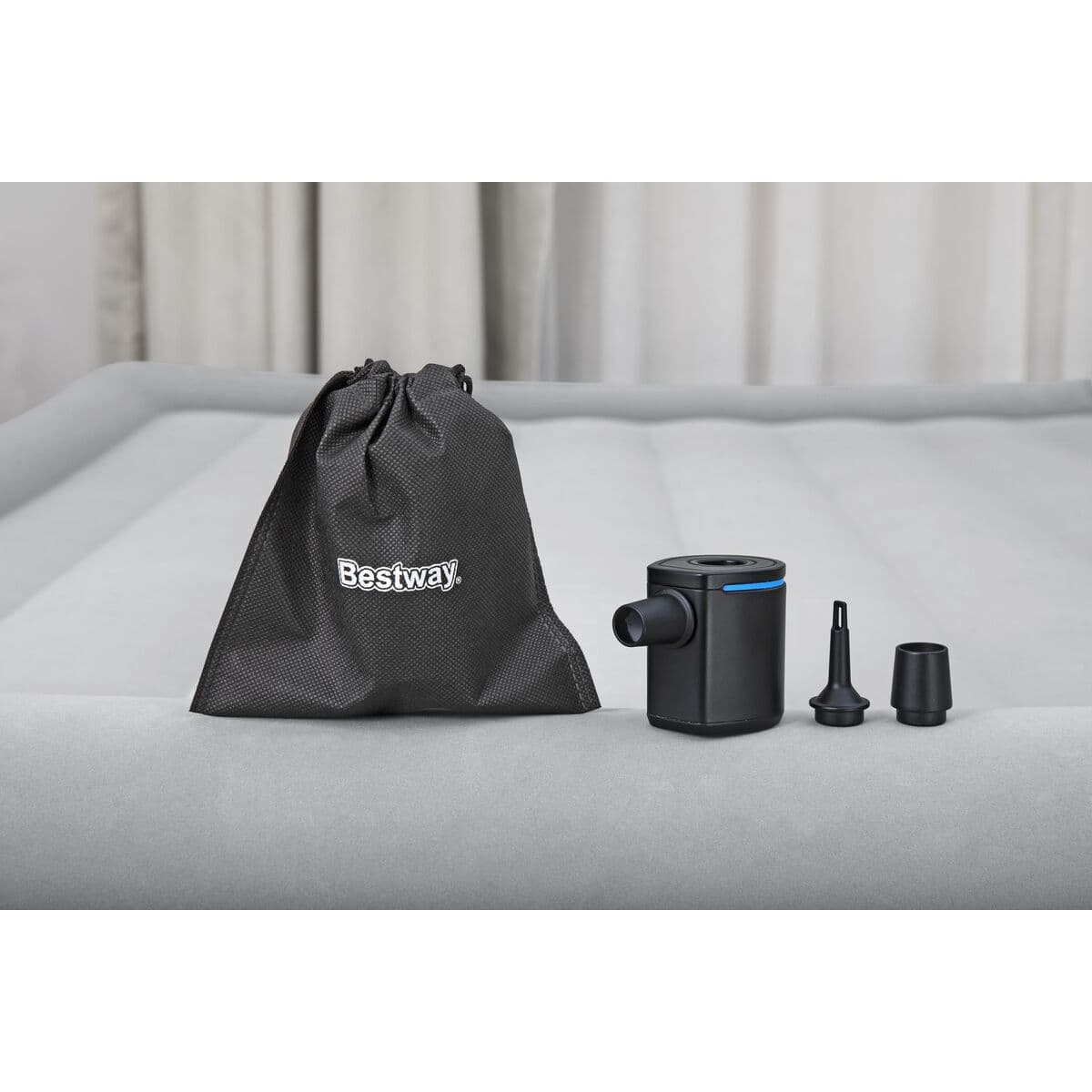 Bestway Elektro-Luftpumpe 57x5x65 cm 90 L/min Aufblasbar Camping 62289 - Thumbnail 3
