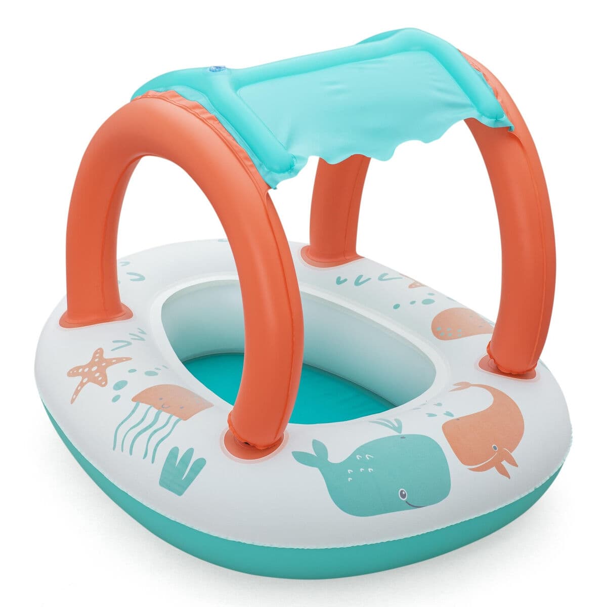 Bestway Kinderboot Aufblasbar Comfort 84x67 cm +3 Jahre Strand und Pool 34203 - Thumbnail 2