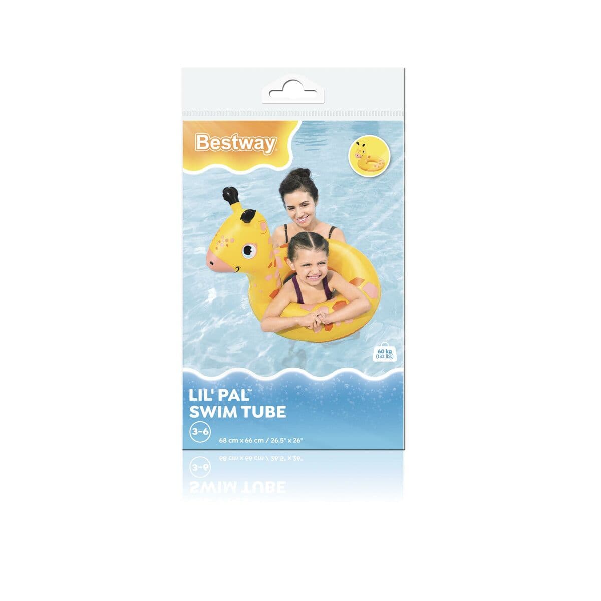 Bestway Aufblasbarer Tierflotter, bunt, 64x60/68x66/73,5x66 cm, 3-6 Jahre, Strand/Pool 36464 - Thumbnail 6