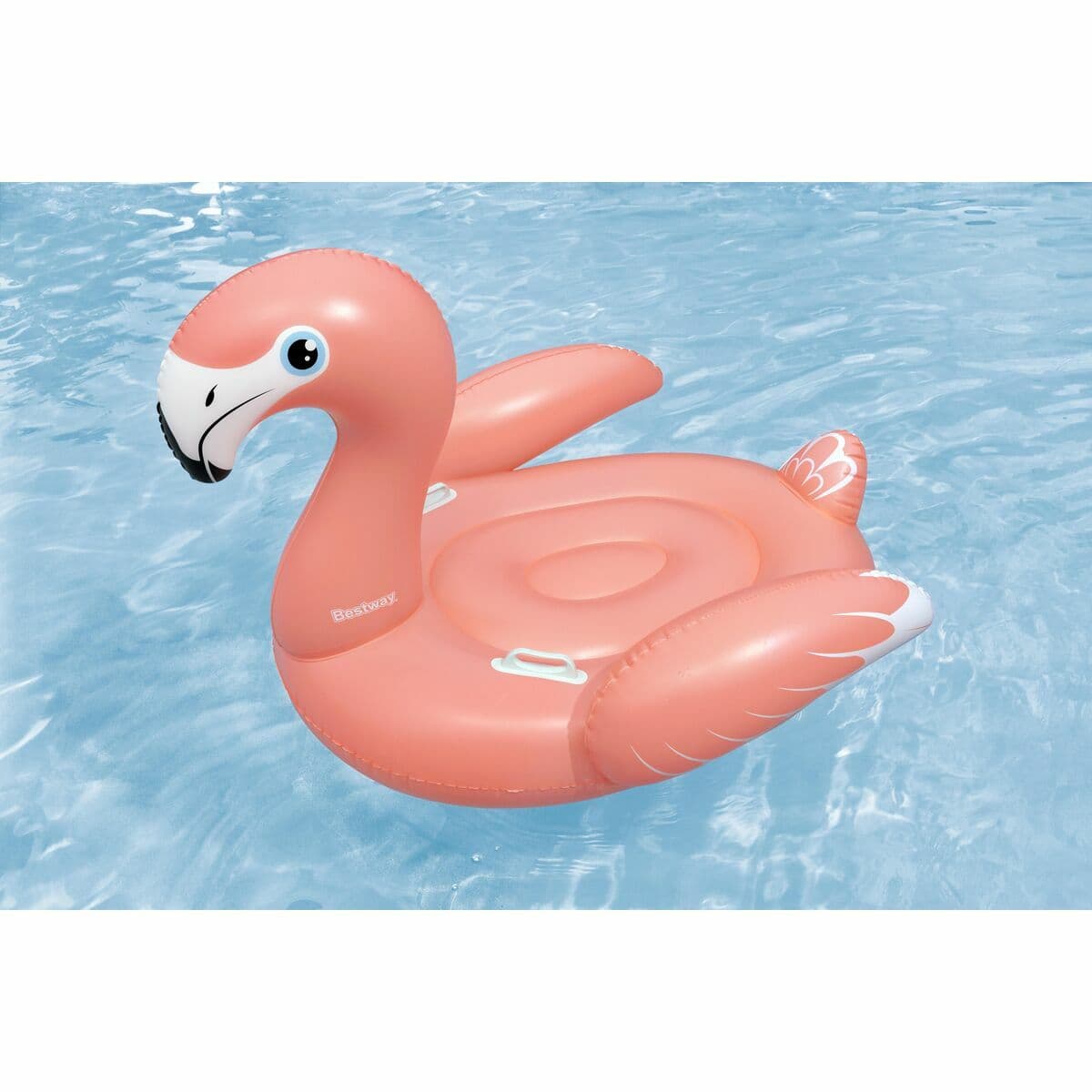 Bestway Aufblasbare Flamingo mit Griffen 168x120 cm +3 Jahre Strand und Pool 41526 - Thumbnail 3