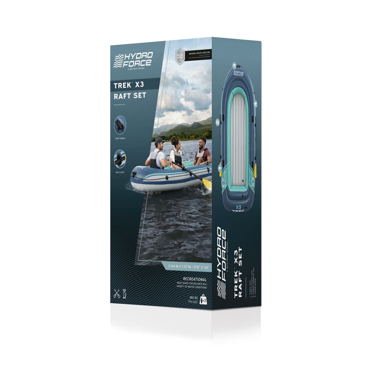 Bestway Boot Set Trek X3 294x137 cm Freizeit 61154 - Thumbnail 5