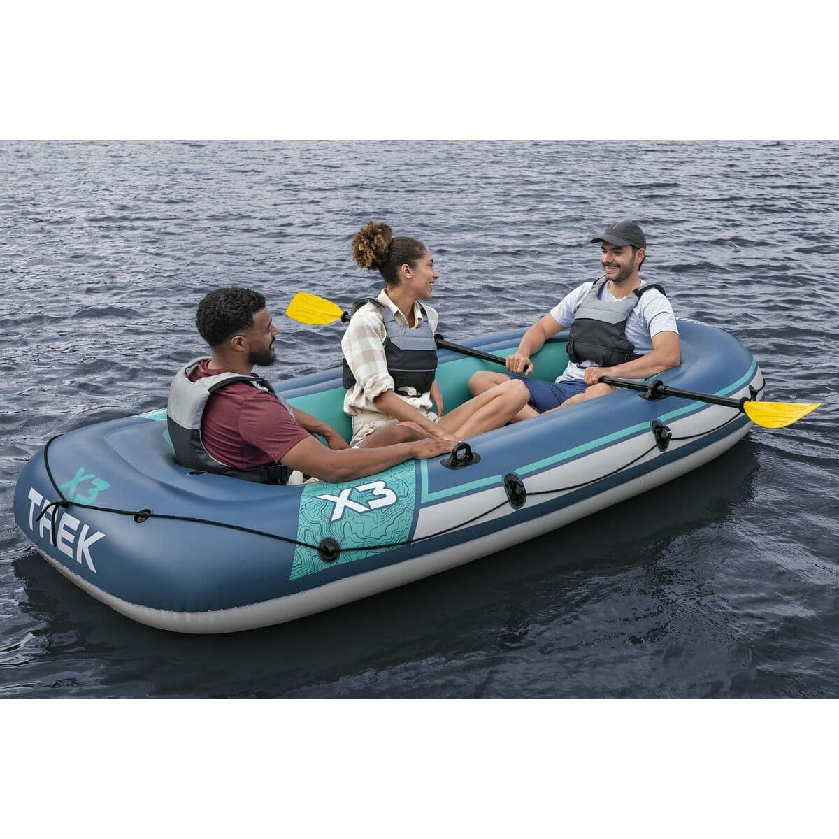 Bestway Boot Set Trek X3 294x137 cm Freizeit 61154 - Thumbnail 6