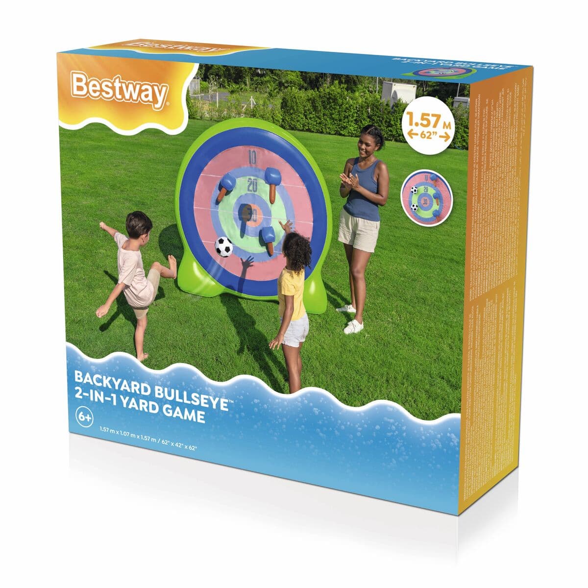 Luftmatratze Bestway 107 x 157 x 157 cm - Thumbnail 2