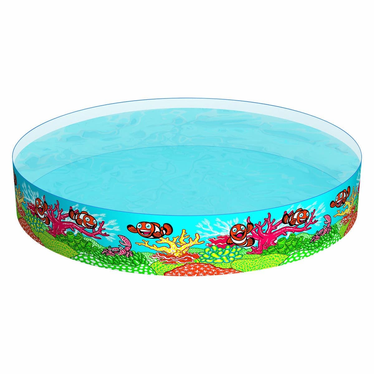 Bestway Starre Kinder-PVC-Pool Marina 244x46 cm +3 Jahre Garten 55031 - Thumbnail 4