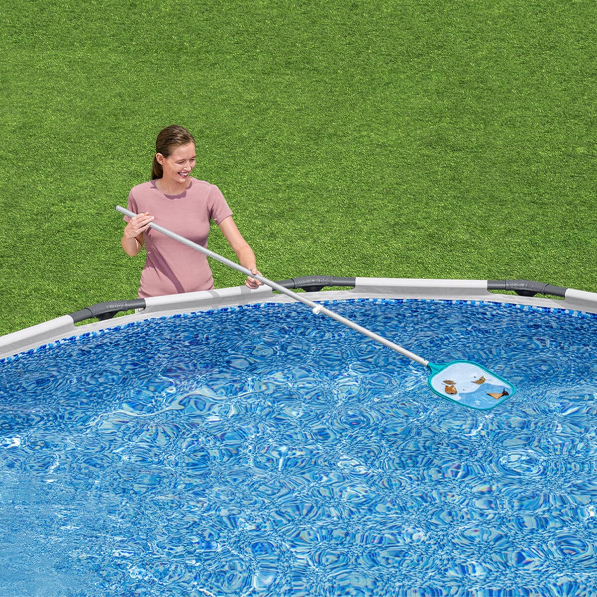 Bestway Poolpflege-Kit Stange 167 cm Garten 58013 - Thumbnail 4