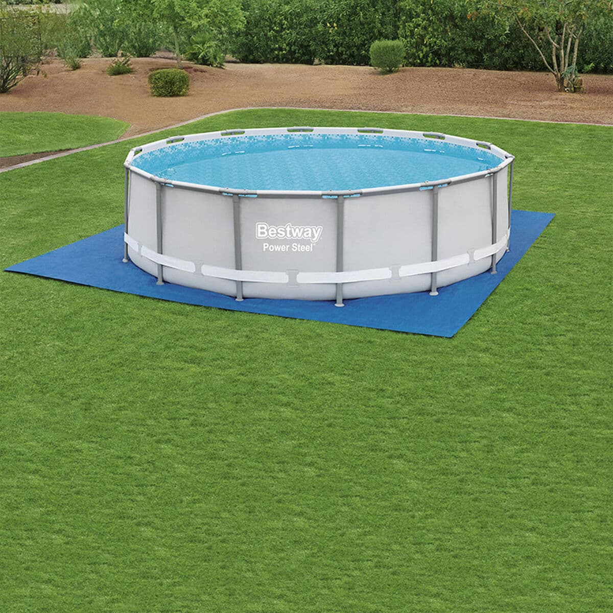 Bestway Bodenschutz Pool 488x488 cm Garten 58003 - Thumbnail 3