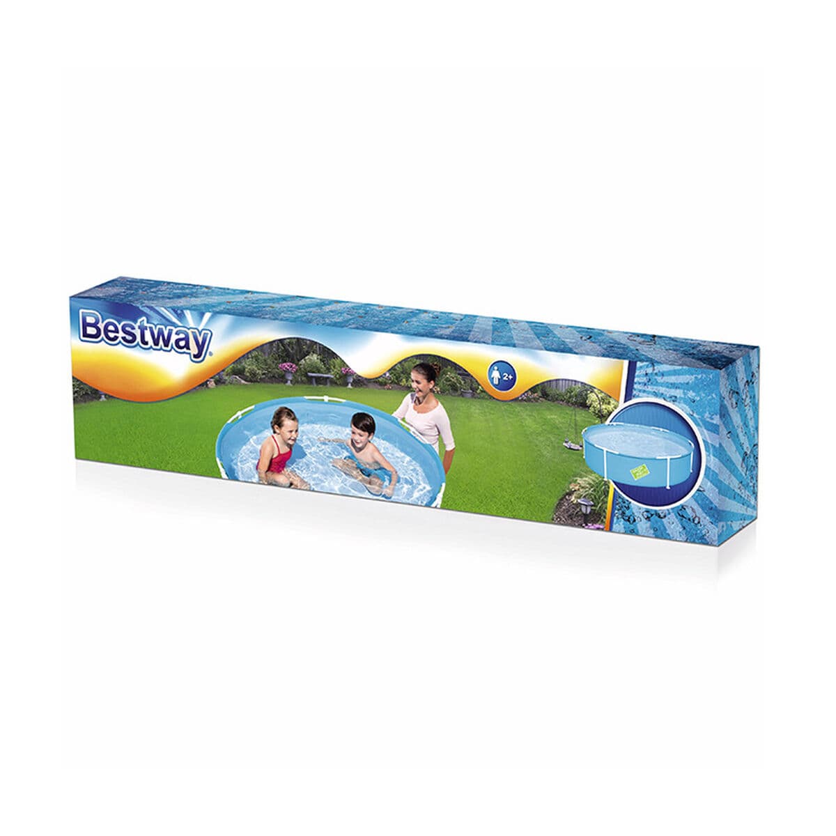 Bestway Starke Kinderpool 152x38 cm +2 Jahre Garten 56283 - Thumbnail 2