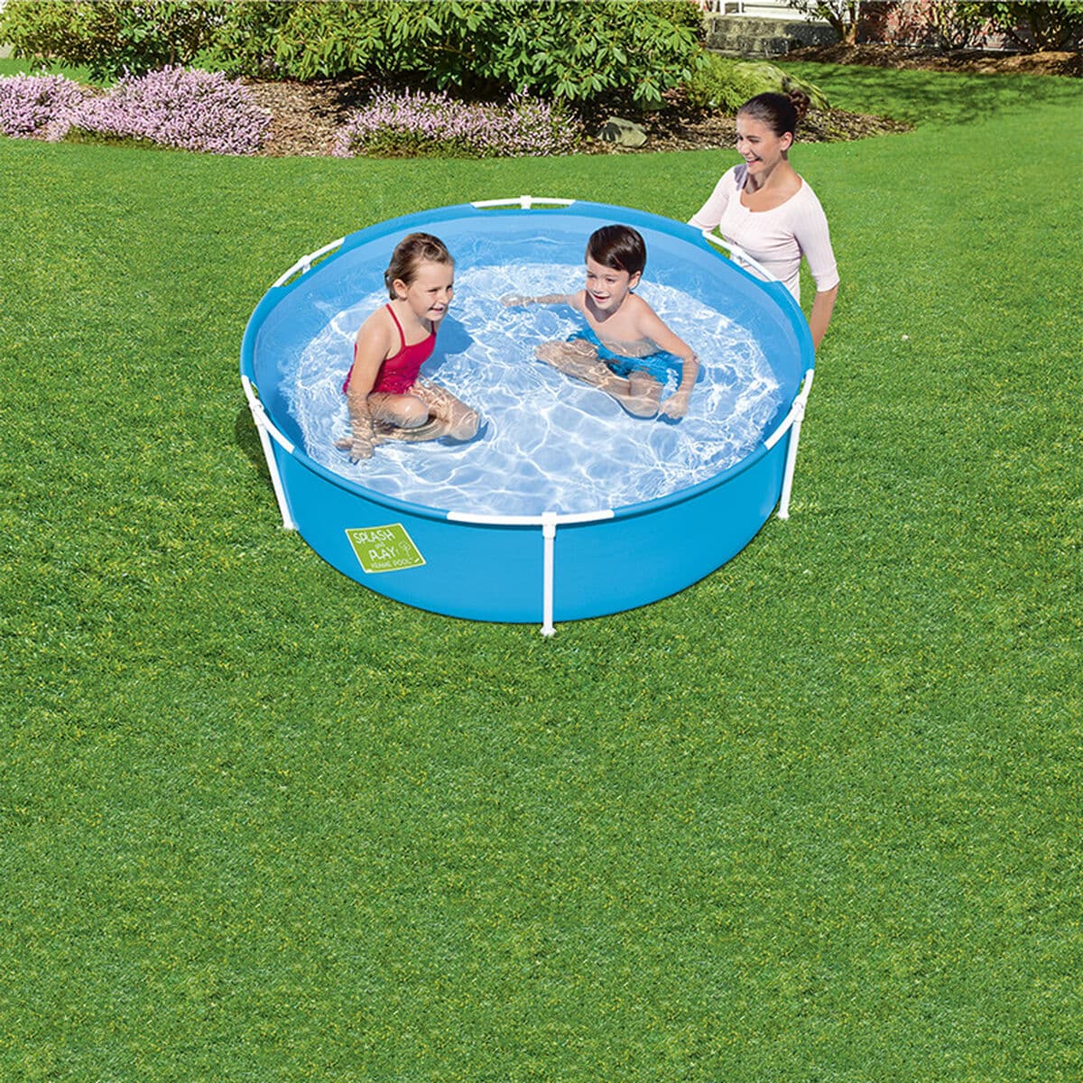 Bestway Starke Kinderpool 152x38 cm +2 Jahre Garten 56283 - Thumbnail 3