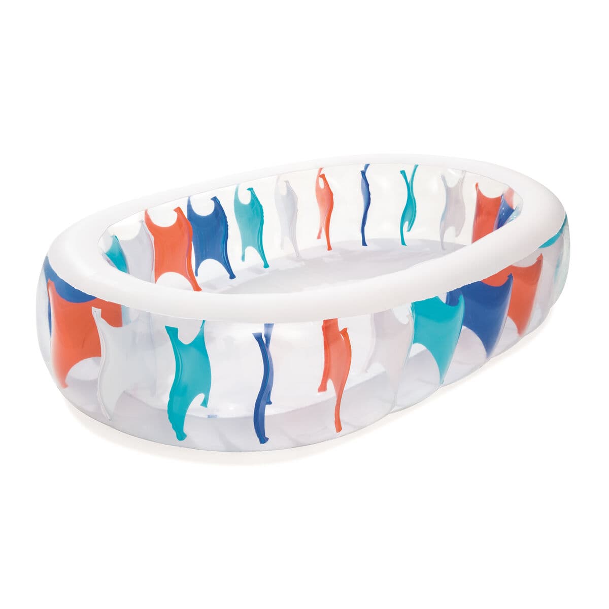 Bestway aufblasbares elliptisches Pool 229x152x51 cm +6 Jahre Garten 54066 - Thumbnail 5