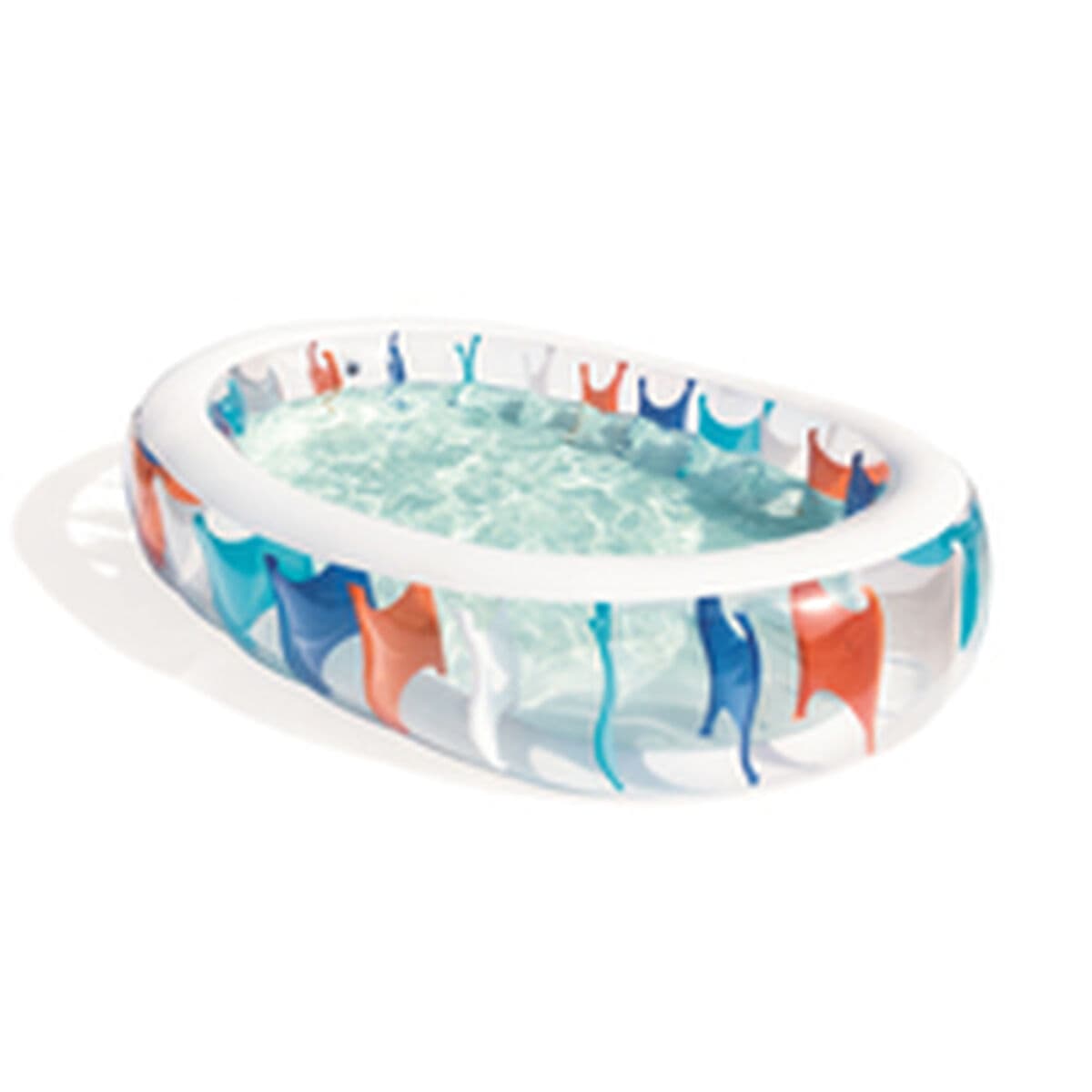 Bestway aufblasbares elliptisches Pool 229x152x51 cm +6 Jahre Garten 54066 - Thumbnail 2
