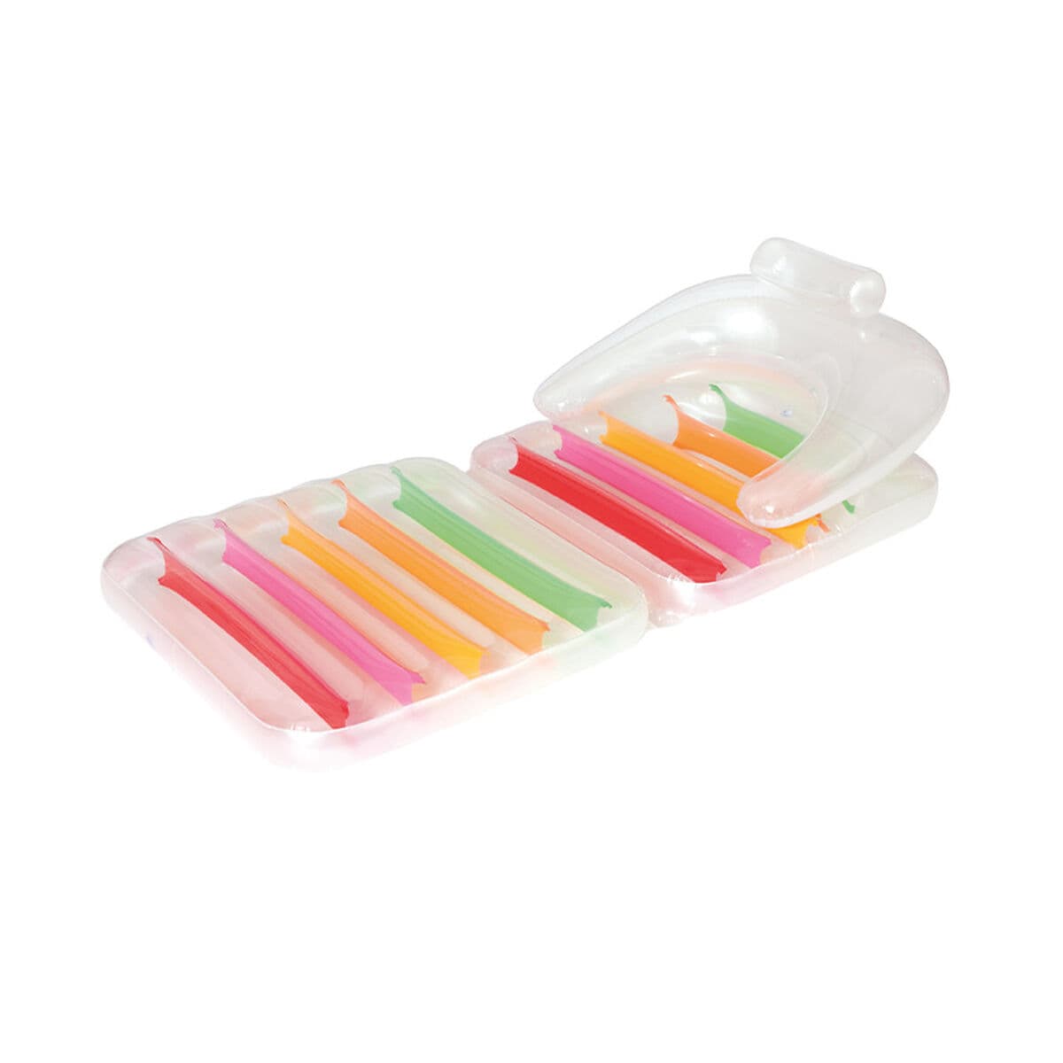 Bestway Aufblasbarer Klappstuhl Regenbogen 201x89 cm Strand und Pool 43023 - Thumbnail 2