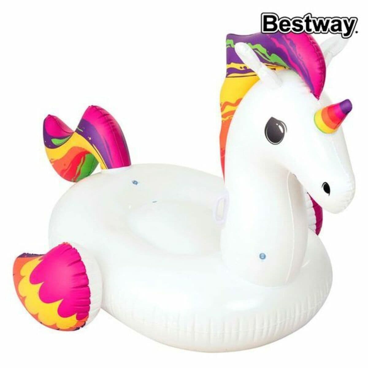 Bestway Aufblasbare Figur Einhorn mit Griffen 224x164 cm Strand und Pool 41113 — Bild 1