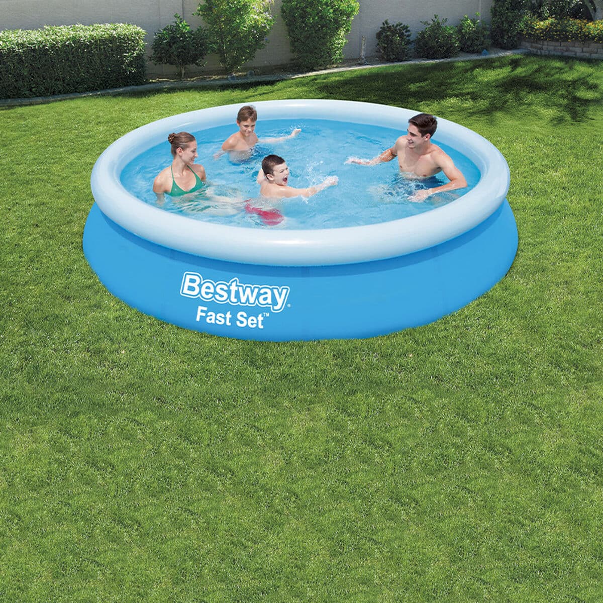 Bestway Aufblasbares Pool für Erwachsene 366x76 cm Garten 57273 - Thumbnail 3