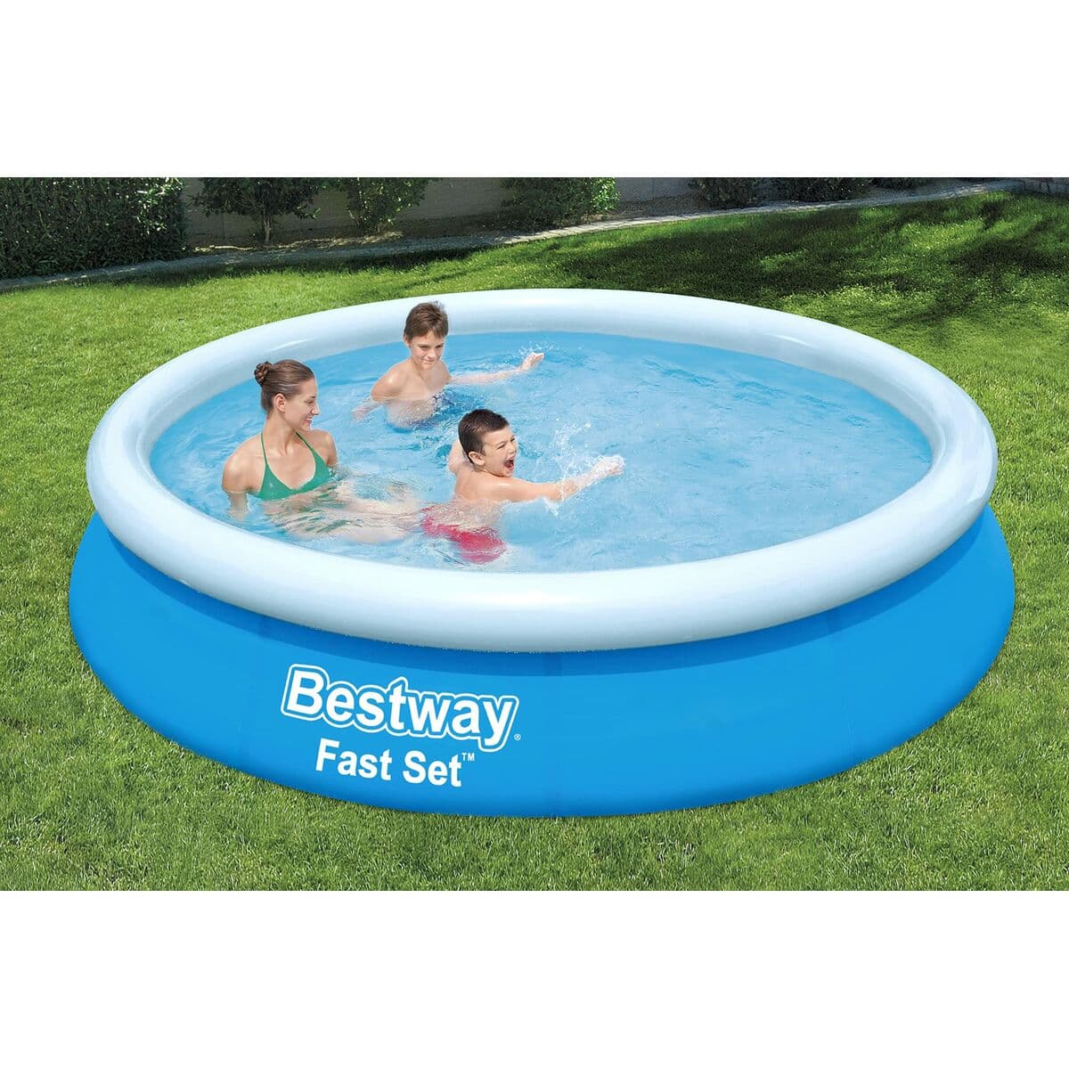 Bestway Aufblasbares Pool für Erwachsene 366x76 cm Garten 57273 - Thumbnail 5