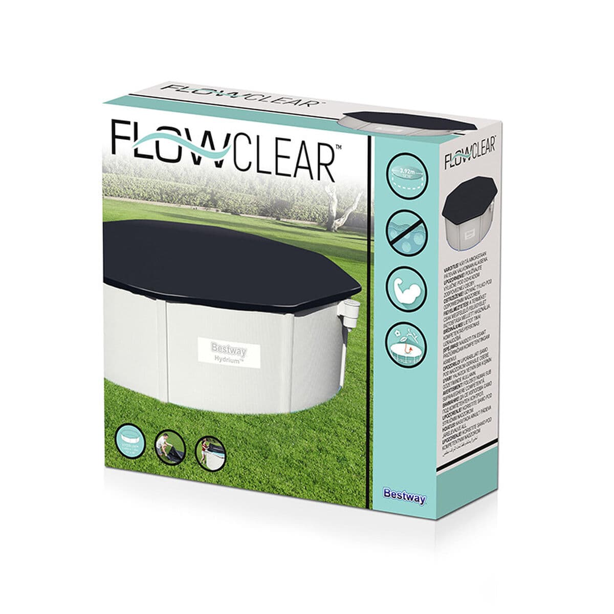 Bestway Poolabdeckung PVC D401 cm Garten 58292 - Thumbnail 2