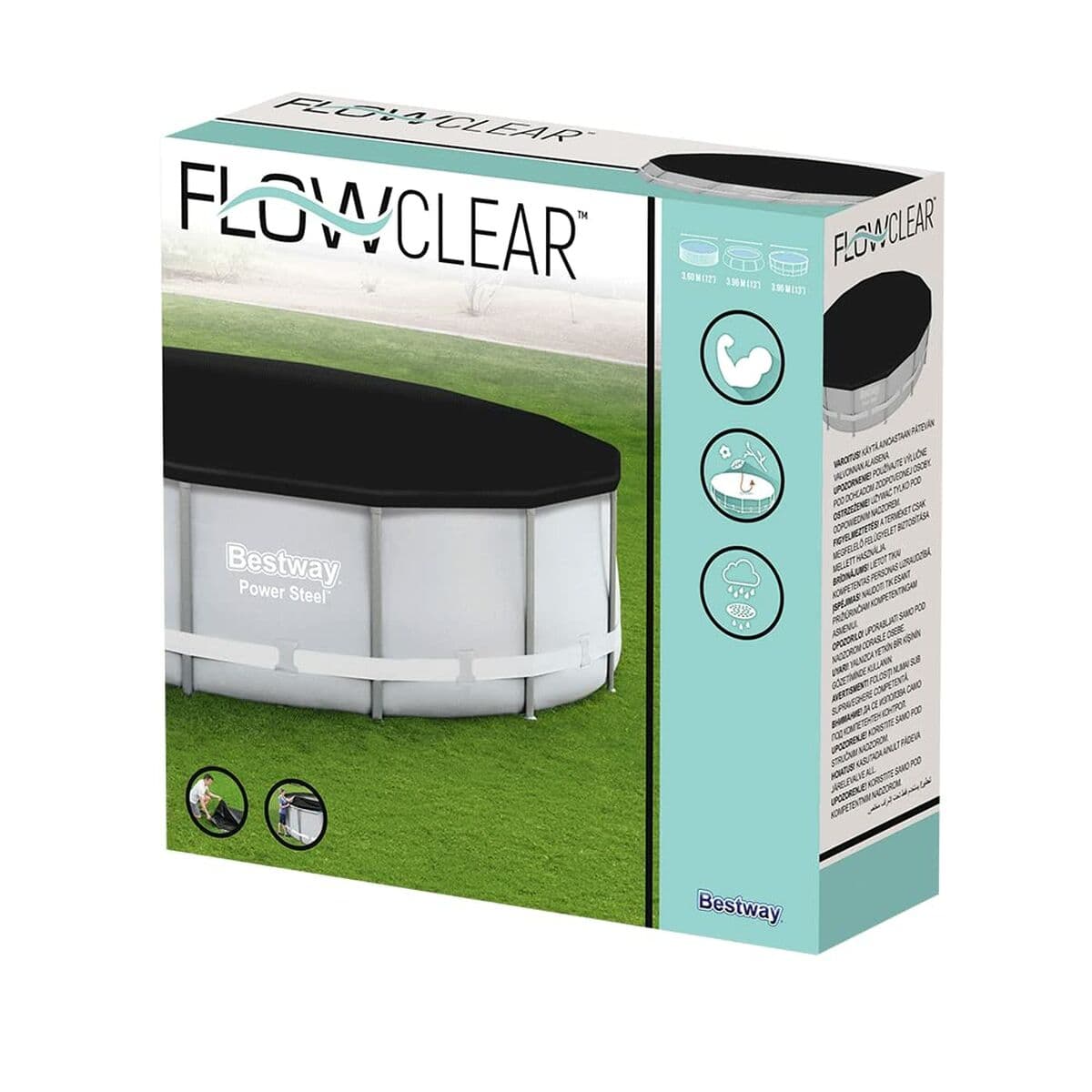 Bestway Poolabdeckung PVC D401 cm Garten 58292 - Thumbnail 7