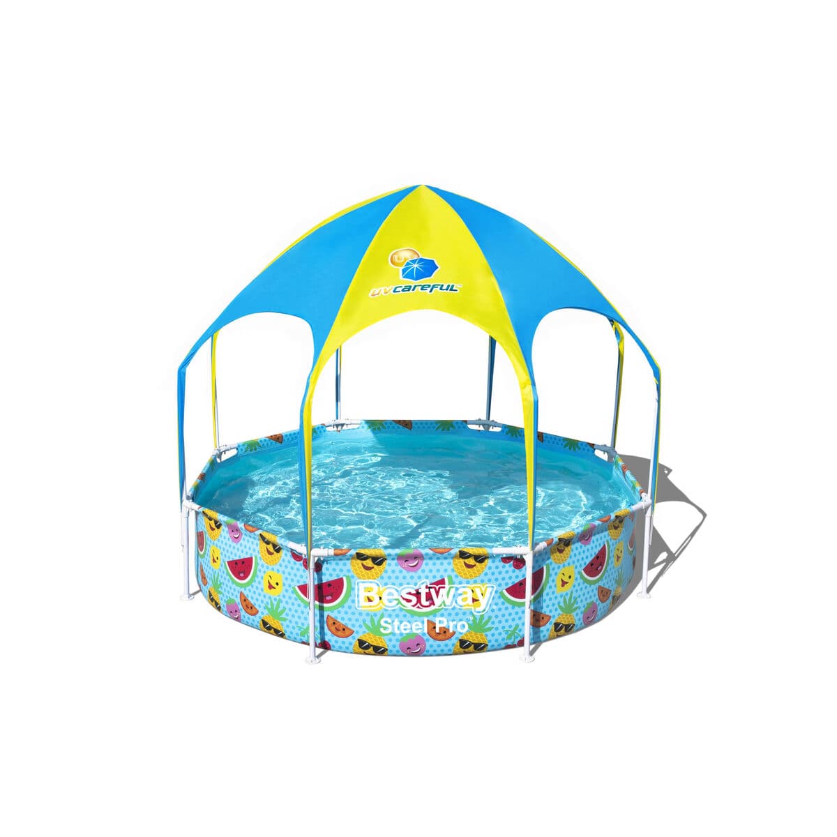 Bestway Starre Erwachsenenschwimmbecken 244x51 cm Garten 56432 - Thumbnail 4