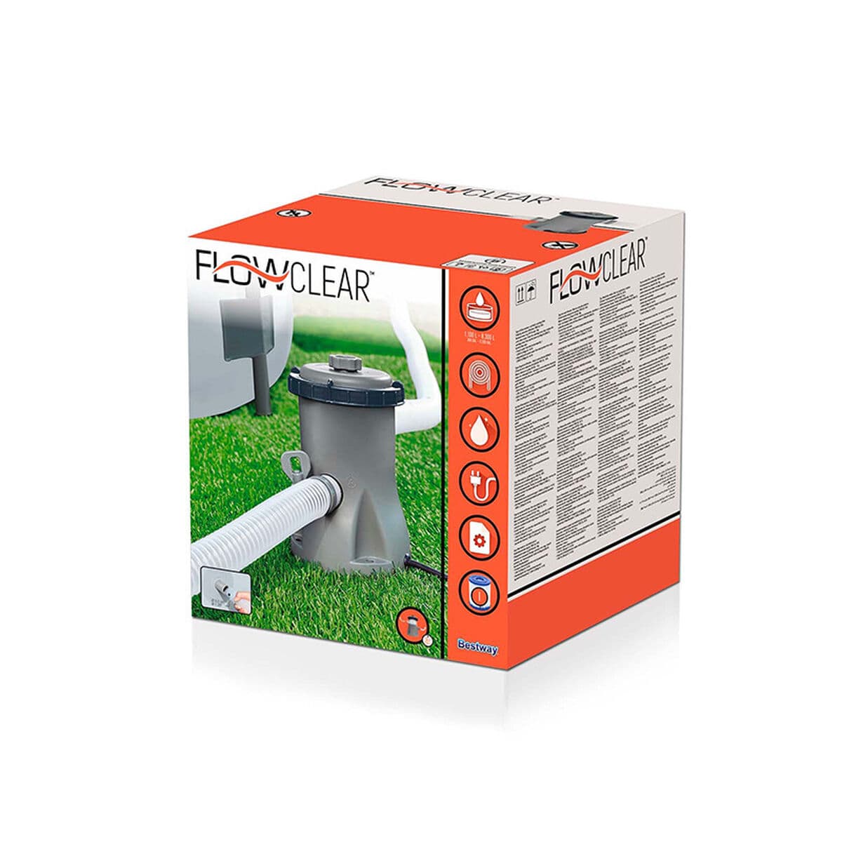 Bestway Poolreiniger 1249 Liter/Stunde Garten 58381 - Thumbnail 2