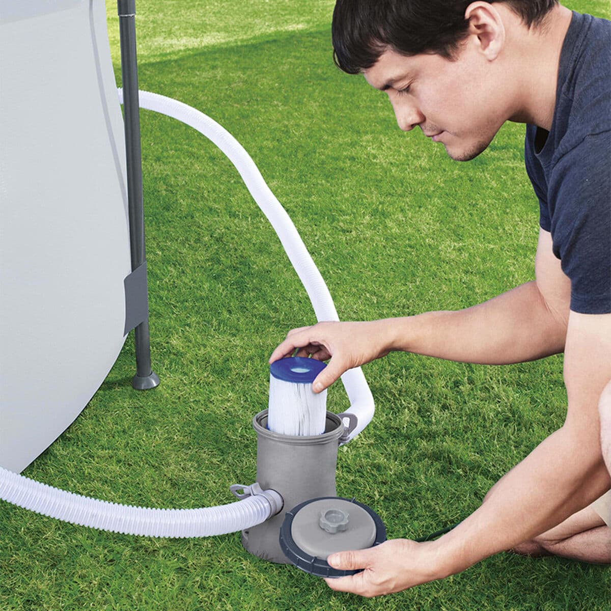 Bestway Poolreiniger 1249 Liter/Stunde Garten 58381 - Thumbnail 3