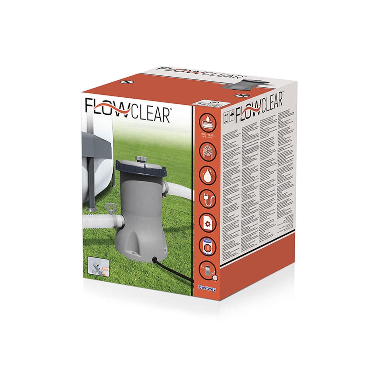 Bestway Pool Reiniger 2006 Liter/Stunde Garten 58383 - Thumbnail 2