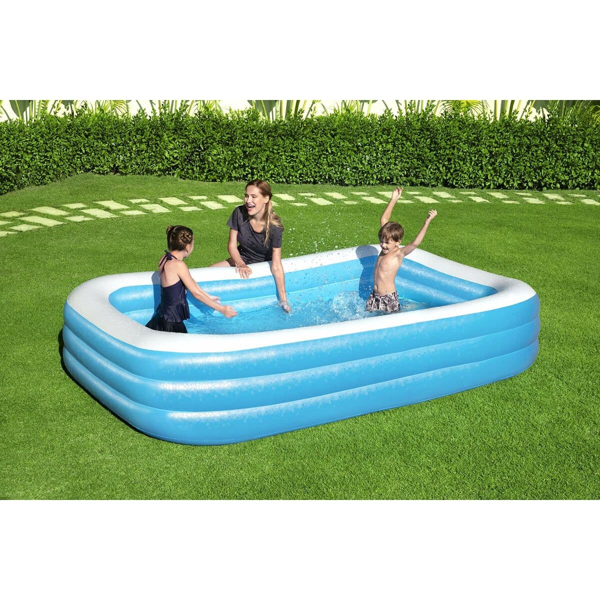 Aufblasbares Planschbecken für Kinder Bestway Bunt 305 x 183 x 56 cm - Thumbnail 8