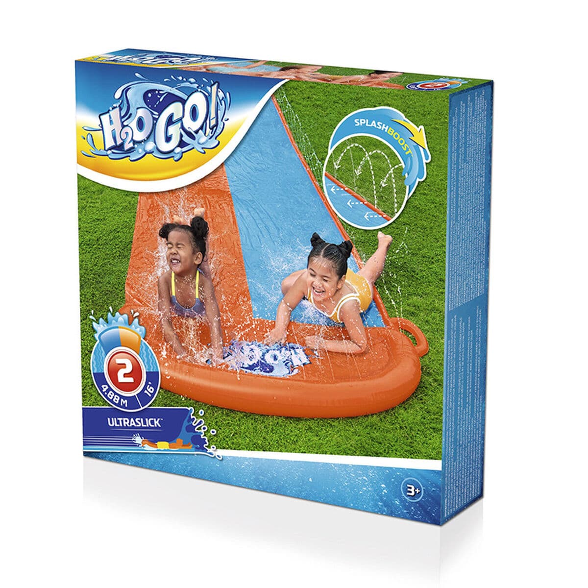 Bestway Doppelrutsche 488x138 cm +3 Jahre Garten 52328 - Thumbnail 2
