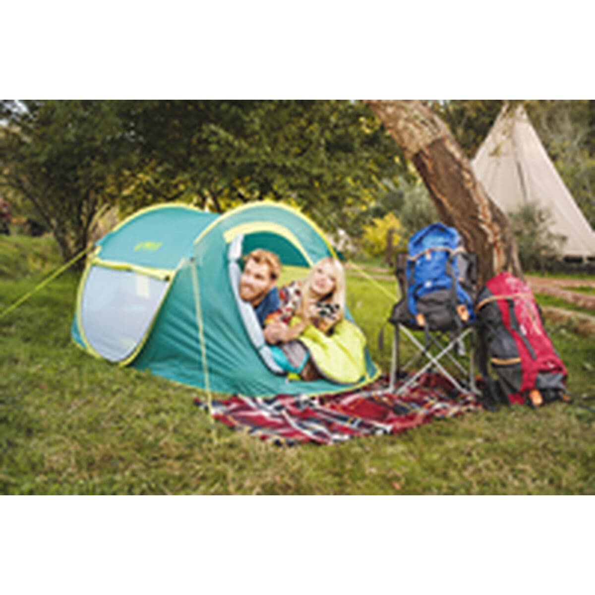 Bestway Zelt Polyester Glasfaser 235x145x100 cm Camping 68086 - Thumbnail 5