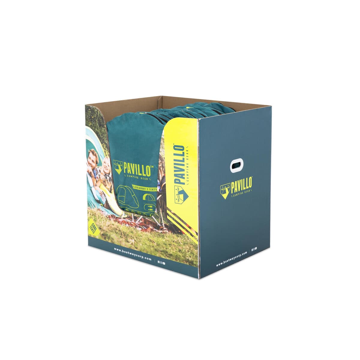 Bestway Zelt Polyester Glasfaser 235x145x100 cm Camping 68086 - Thumbnail 8