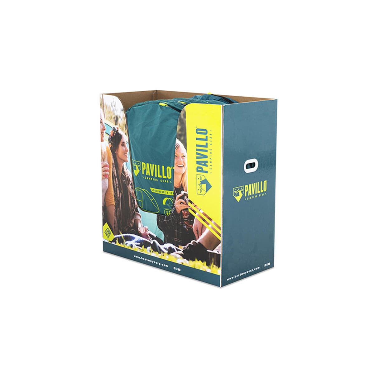 Bestway Store Polyester Glasfaser 240x210x100 cm Camping 68087 - Thumbnail 3