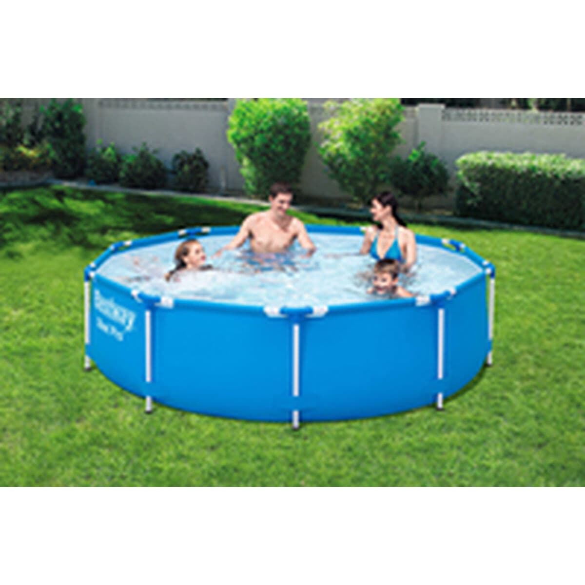 Schwimmbad Abnehmbar Bestway 305 x 76 cm 305 x 305 x 76 cm - Thumbnail 8