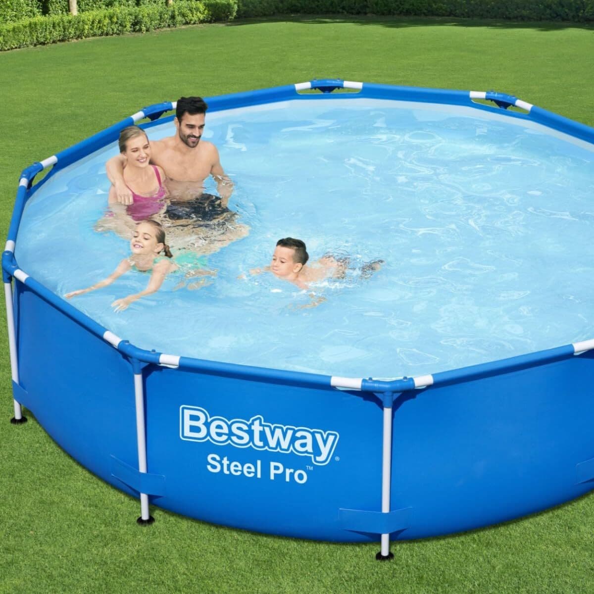 Schwimmbad Abnehmbar Bestway 305 x 76 cm 305 x 305 x 76 cm - Thumbnail 5