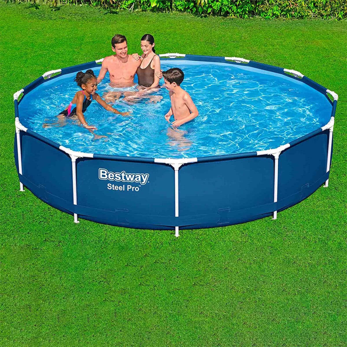 Bestway Starre Erwachsenenpool 366x76 cm Garten 56706 - Thumbnail 3