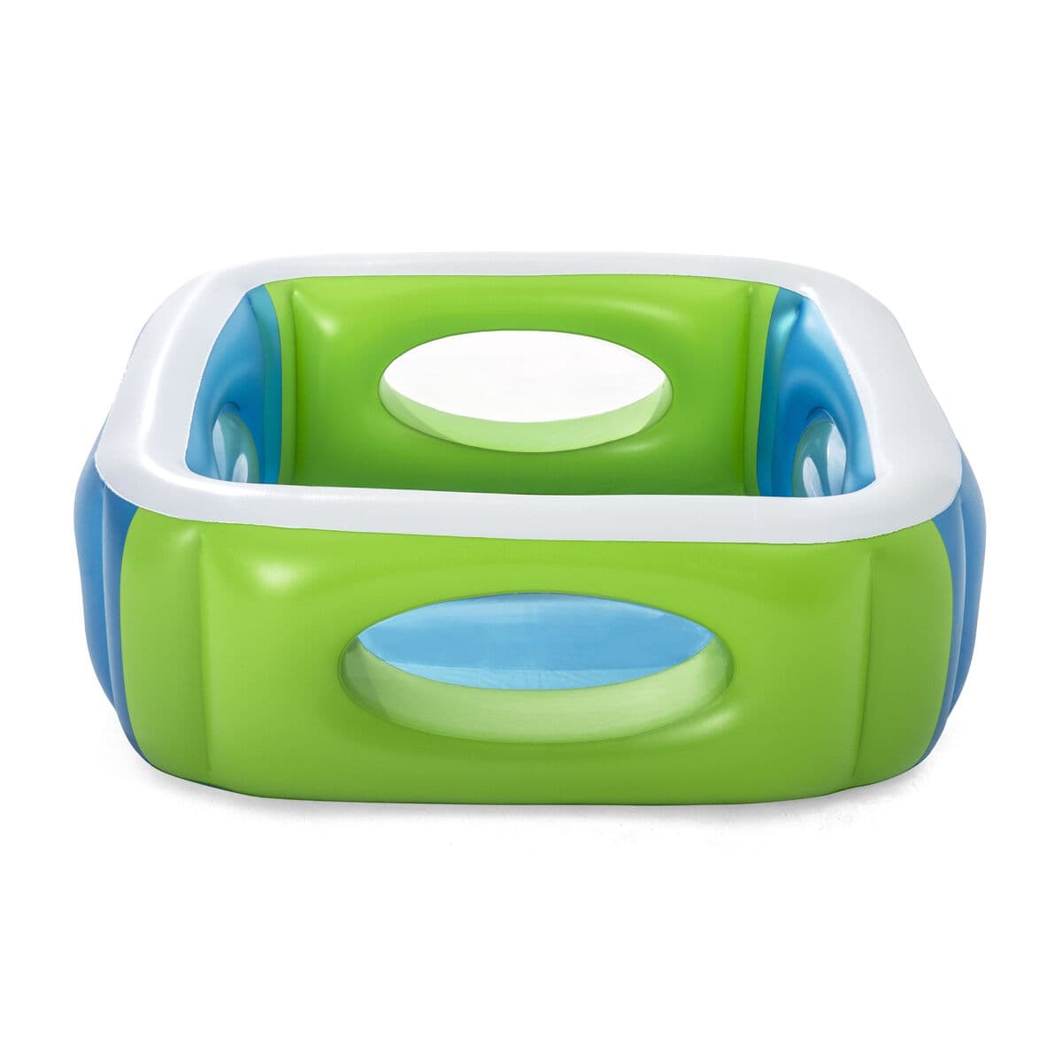 Bestway Aufblasbarer Pool mit Fenstern 168x168x56 cm +6 Jahre Garten 51132 - Thumbnail 4