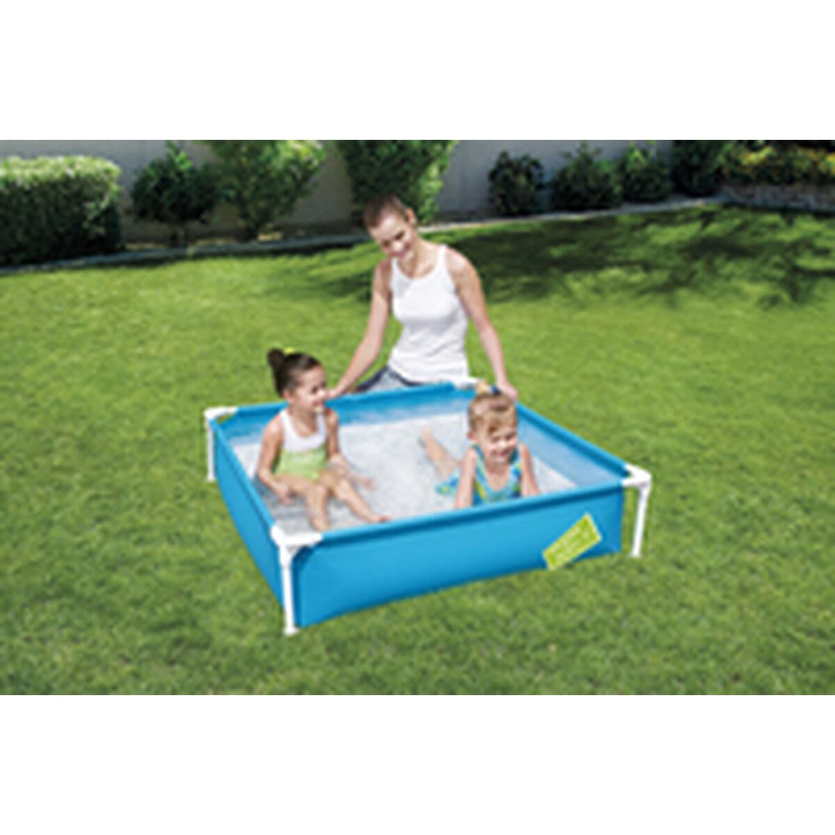 Bestway Stabile Kinderpool 122x122x30,5 cm +2 Jahre Garten 56217 - Thumbnail 4