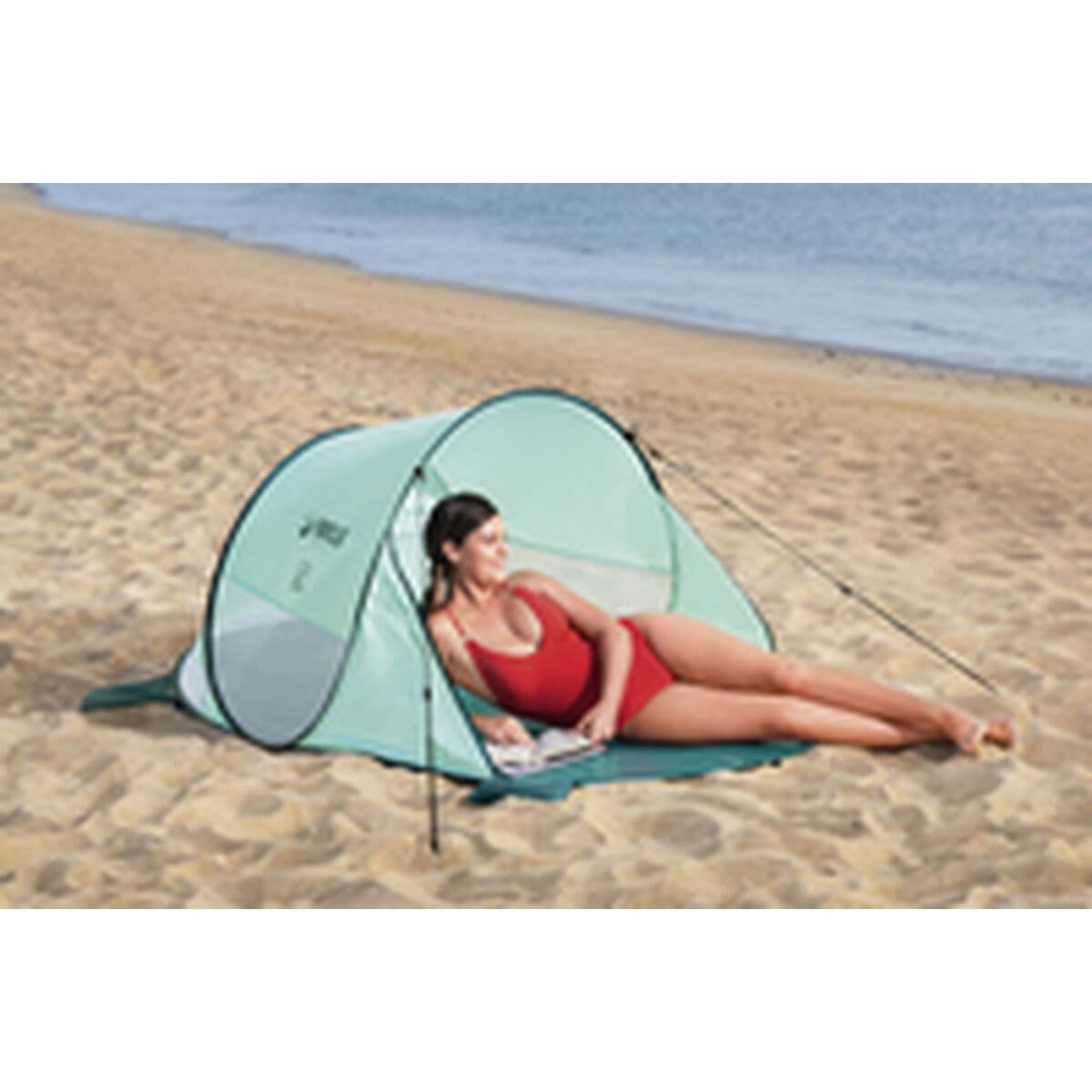 Bestway Polyester Fiberglaszelt UPF 80+ 200x120x90 cm Camping und Strand 68107 - Thumbnail 7