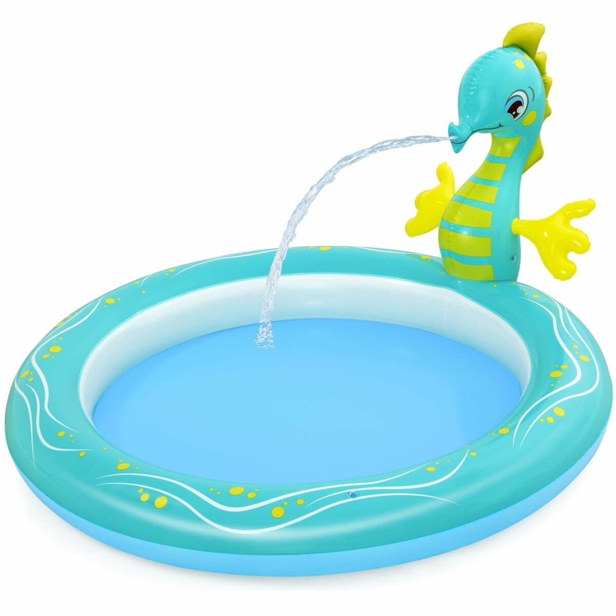 Bestway Aufblasbares Kinderbecken Düsenpferd 188x160x86 cm +2 Jahre Garten 53114 - Thumbnail 4