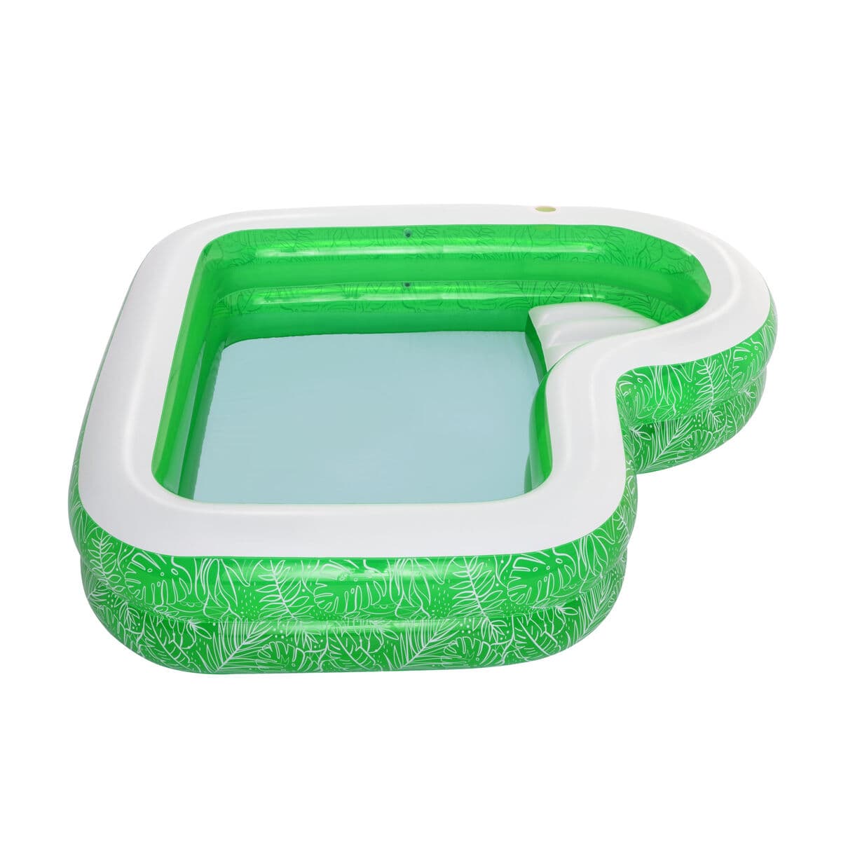 Bestway Aufblasbarer Pool 2 Kammern Tropical 231x231x51 cm +6 Jahre Garten 54336 - Thumbnail 4