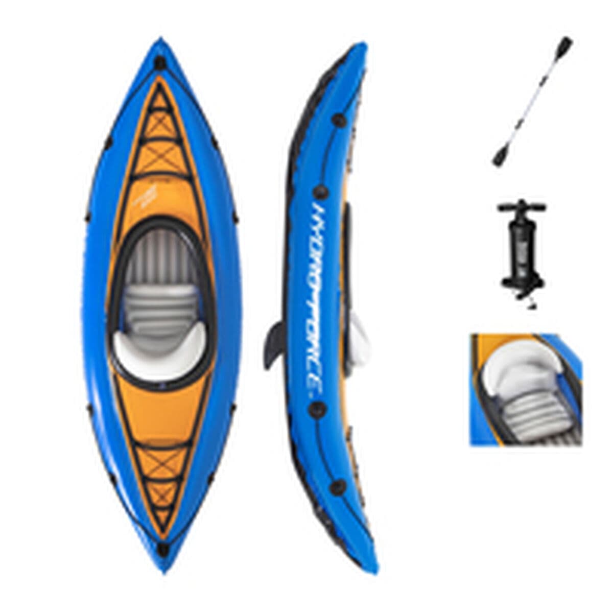 Bestway Einzelkajak Hidro-Force 275x102 cm Freizeit 65115 - Thumbnail 7