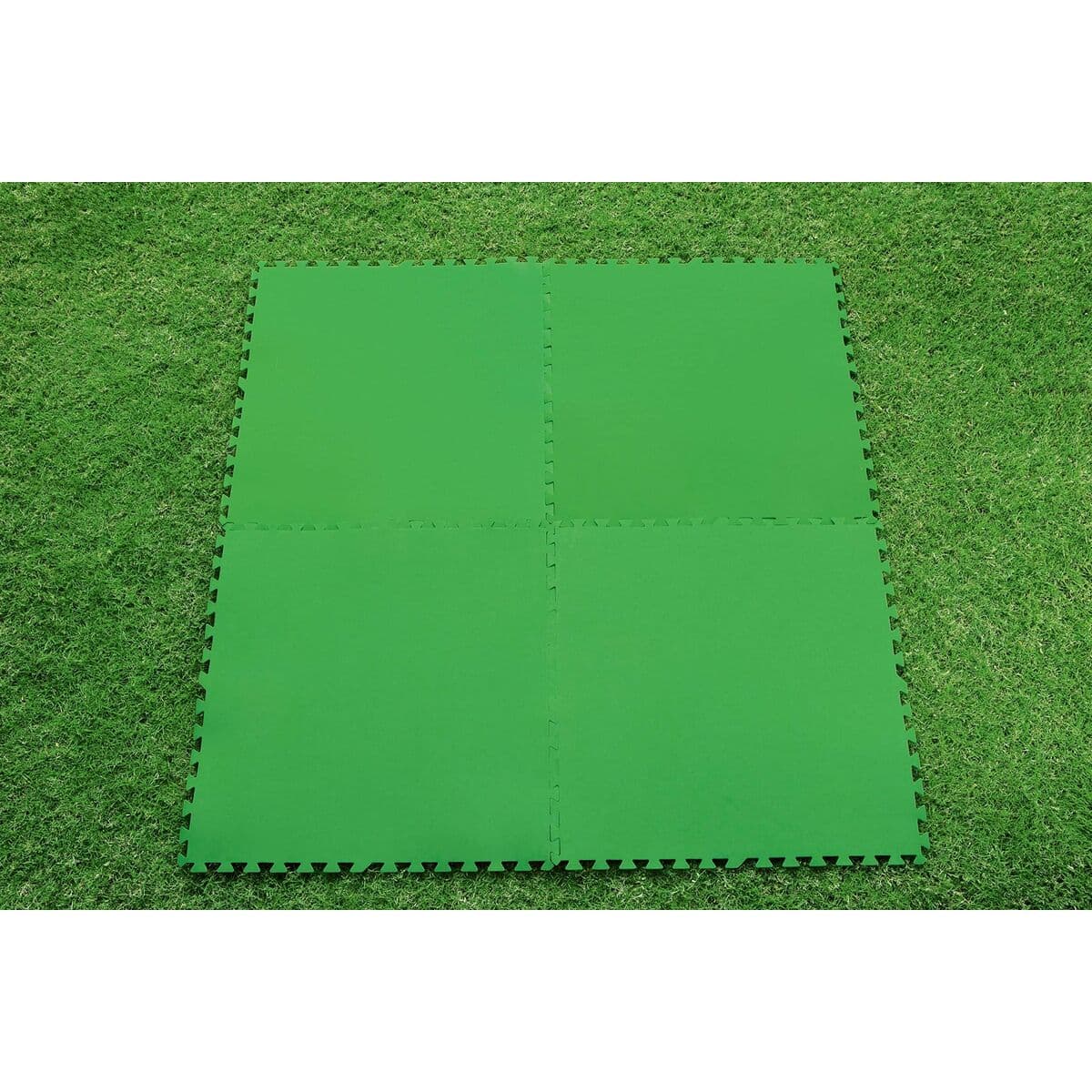 Bestway Poolboden Foam Grün 9 Stücke 78x78 cm Garten 58636 - Thumbnail 7