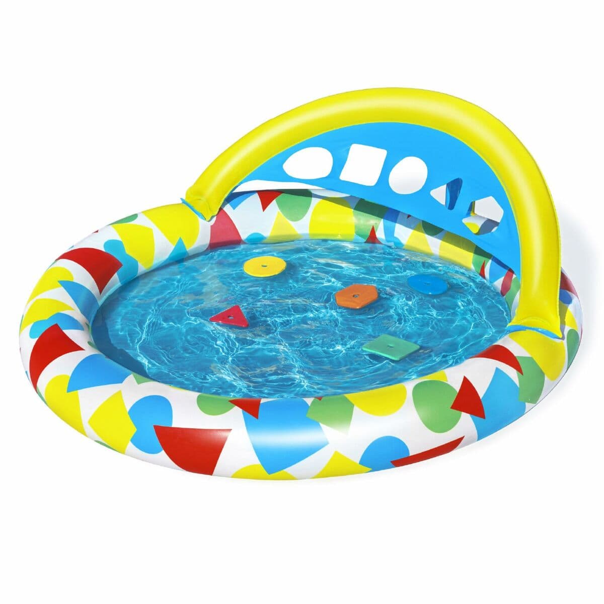 Bestway Aufblasbares Kinderlernbecken 120x117x46 cm +4 Monate Garten 52378 - Thumbnail 7
